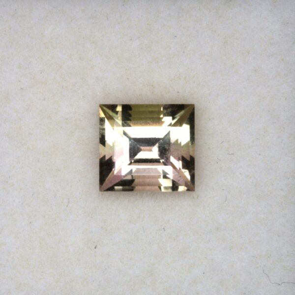 Tourmaline bicolore du Nigéria 6,3x5,8mm 1,38ct – Image 2