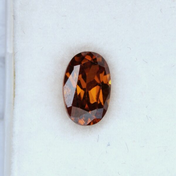 Zircon brun 8,0x5,2mm 1,73ct – Image 2