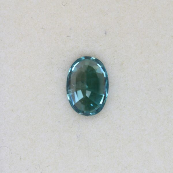 Zircon bleu du Cambodge 7,7x5,5mm 1,93ct – Image 5